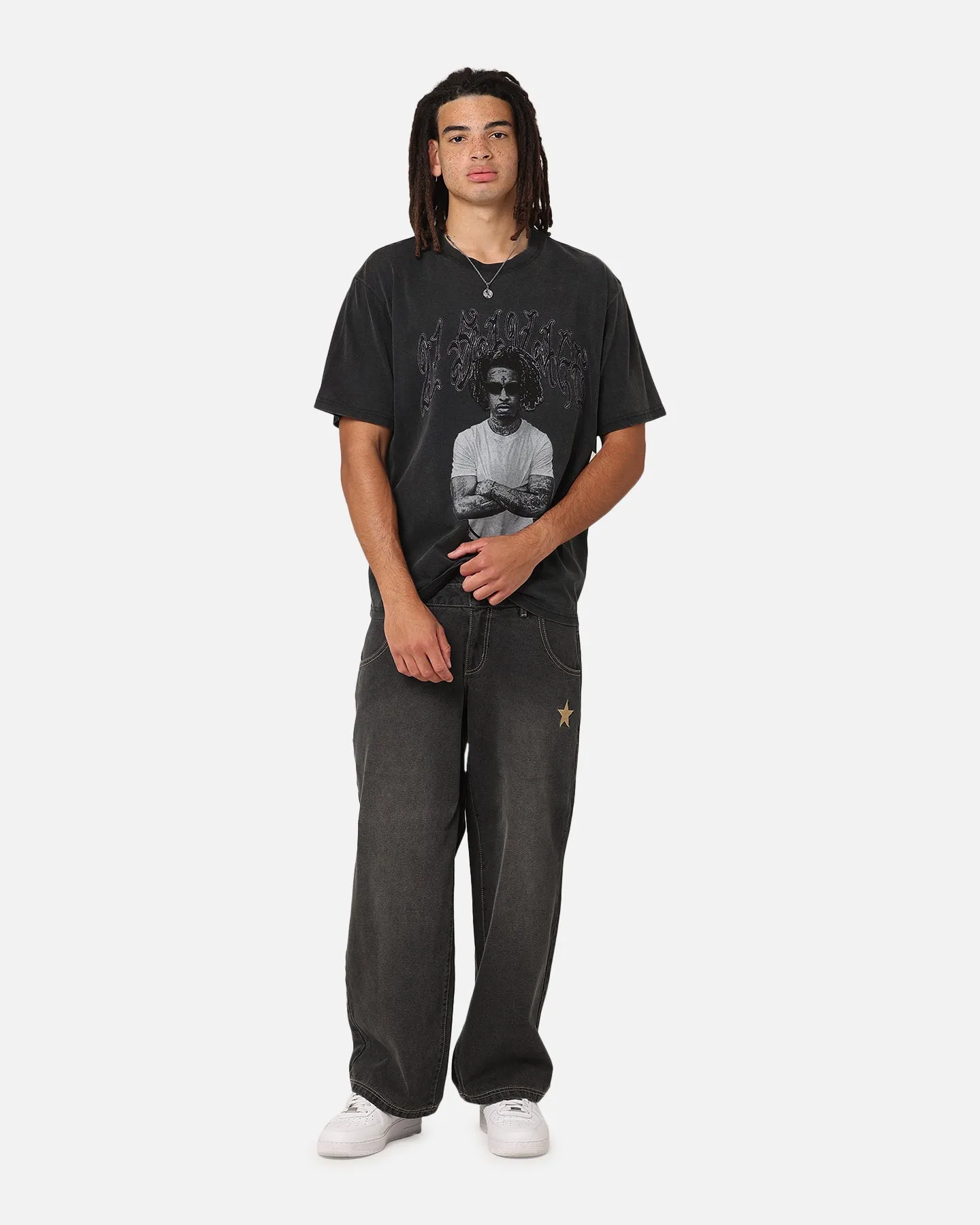21 Savage Photo T-Shirt Washed Black