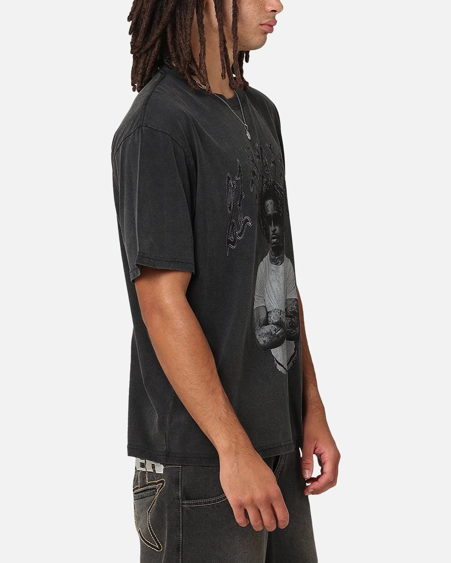 21 Savage Photo T-Shirt Washed Black