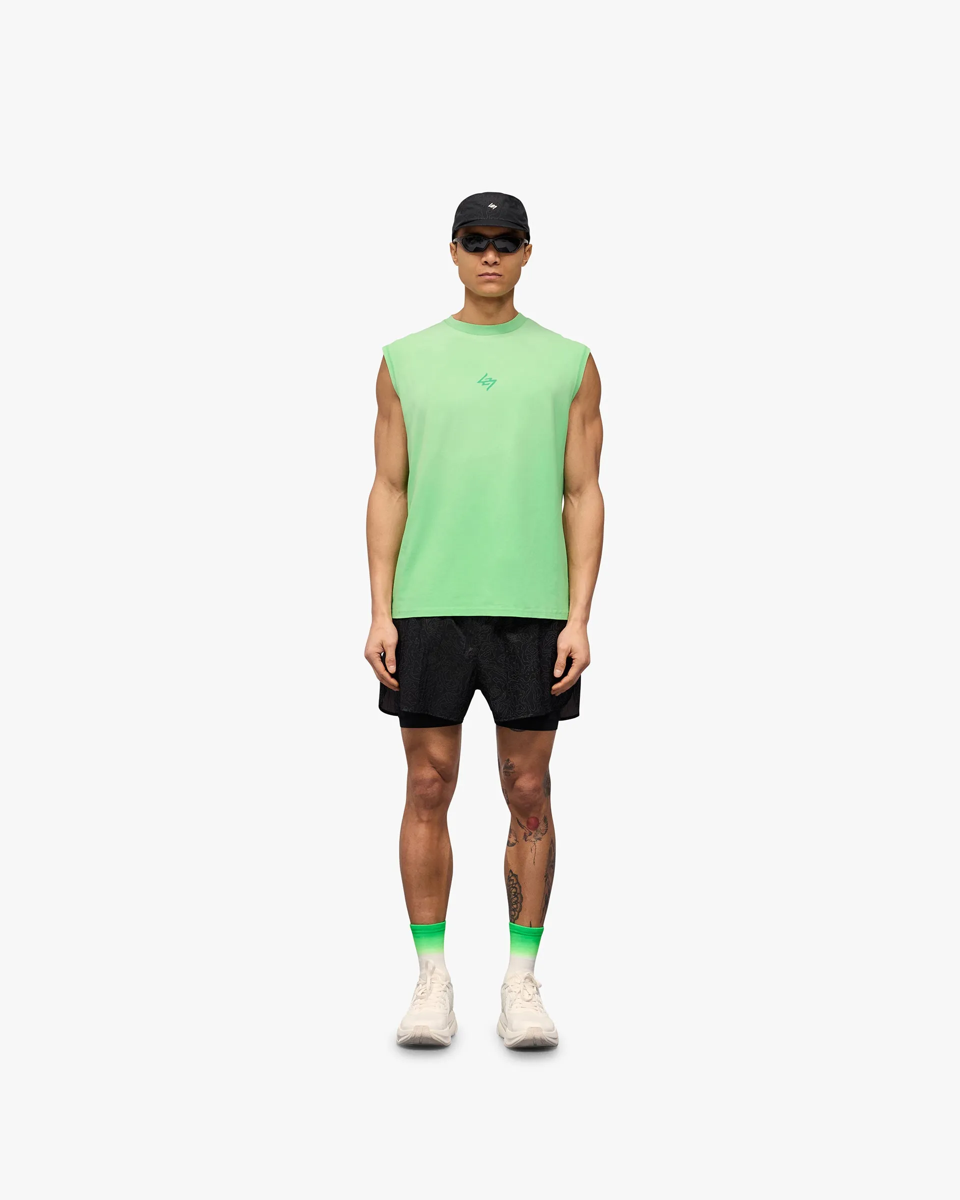 247 Motion Oversized Tank - Speed Green