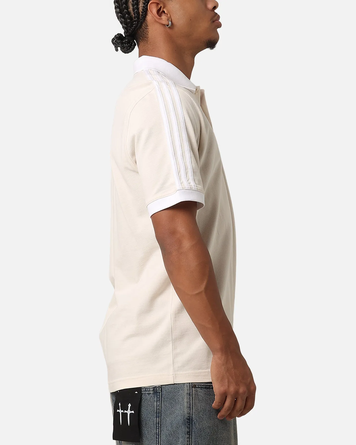Adidas 3-Stripe Polo Shirt Wonder White