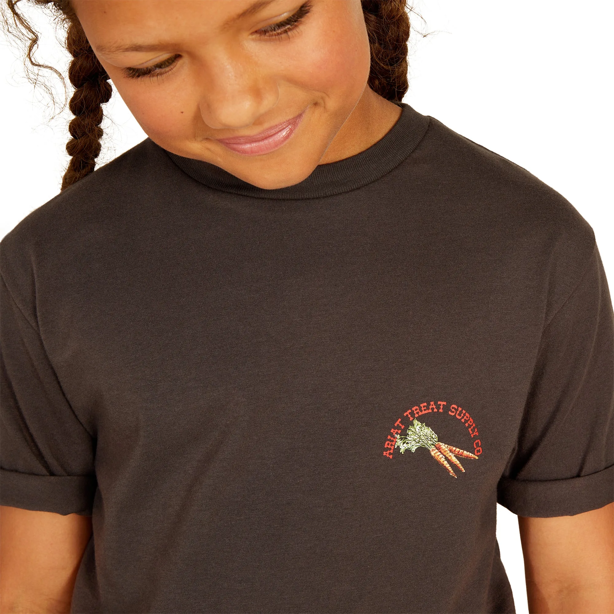Ariat Girls T-Shirt Treat Supply in Vintage Black 10055159