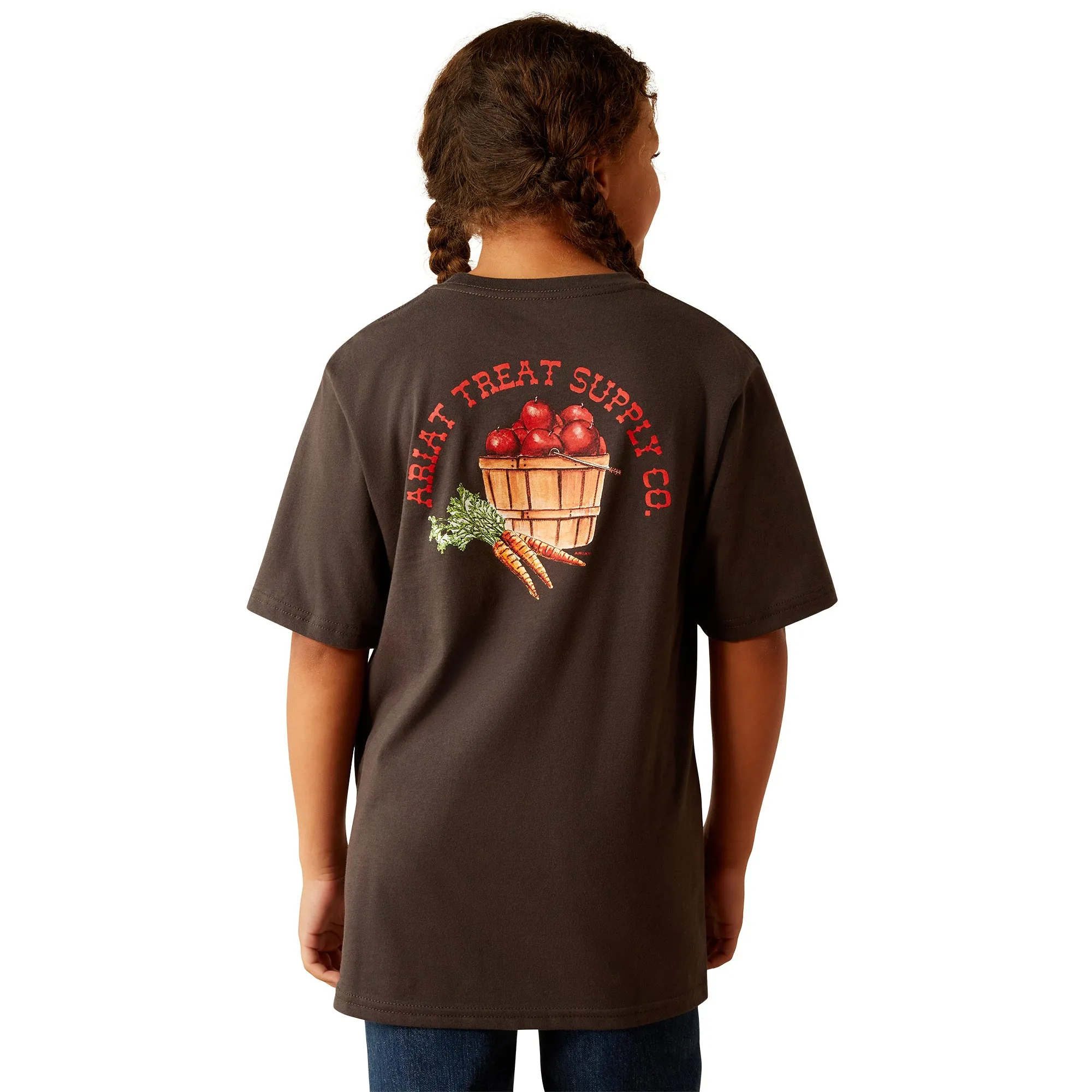Ariat Girls T-Shirt Treat Supply in Vintage Black 10055159