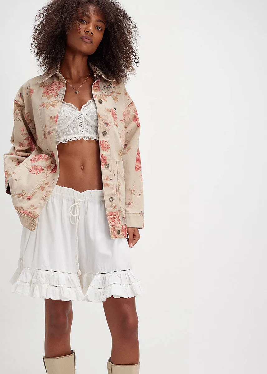 Avery Denim Jacket - Exploded Floral