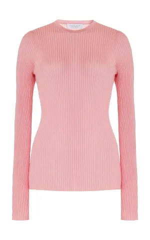 Browning Knit Sweater in Rosa Cashmere Silk