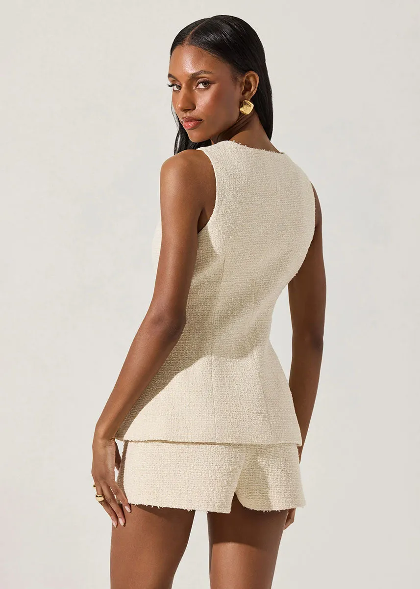 Brunelle Vest - Oatmeal