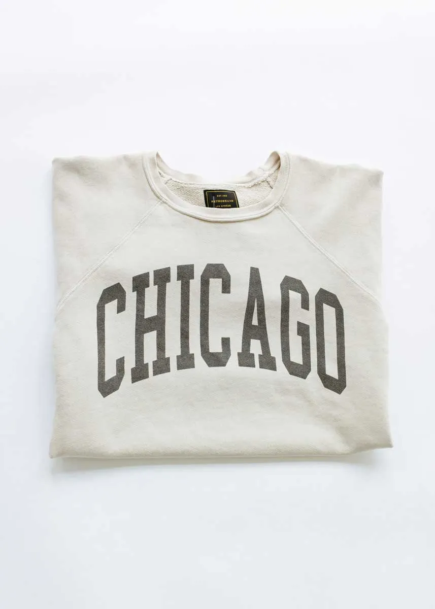 Chicago Classic Crew Sweatshirt - Vintage Stone