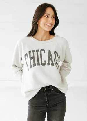 Chicago Classic Crew Sweatshirt - Vintage Stone