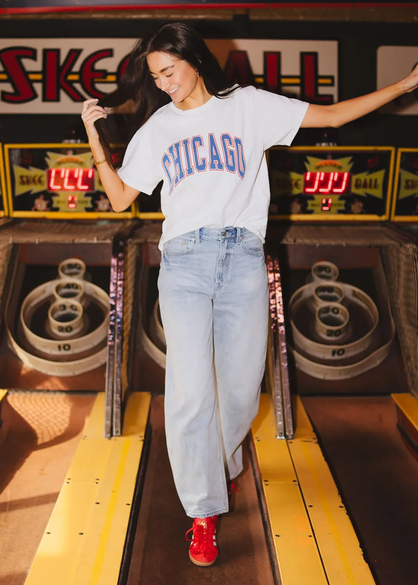 Chicago Varsity Heavyweight Crop Tee