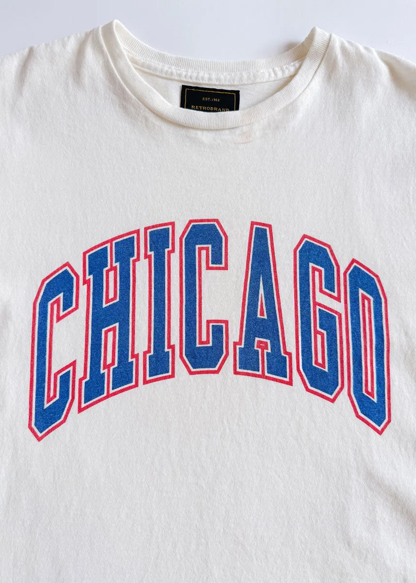 Chicago Varsity Heavyweight Crop Tee