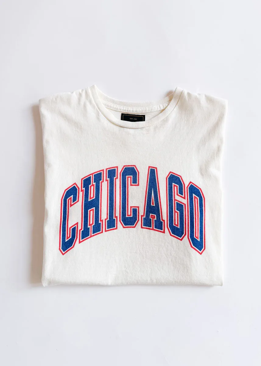 Chicago Varsity Heavyweight Crop Tee