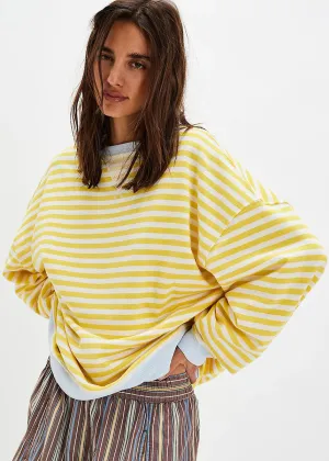 Classic Striped Crew - Dandelion Combo