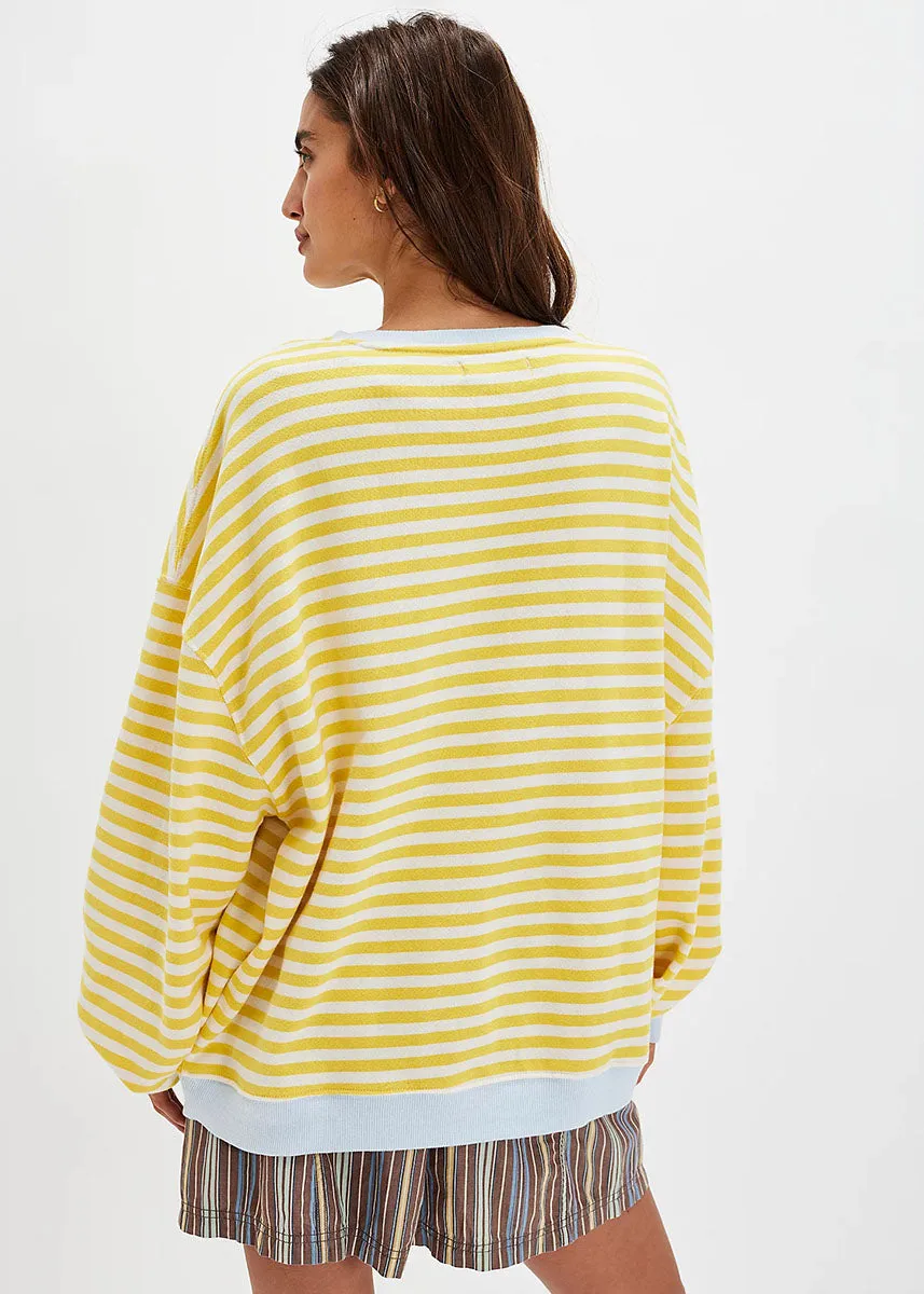 Classic Striped Crew - Dandelion Combo