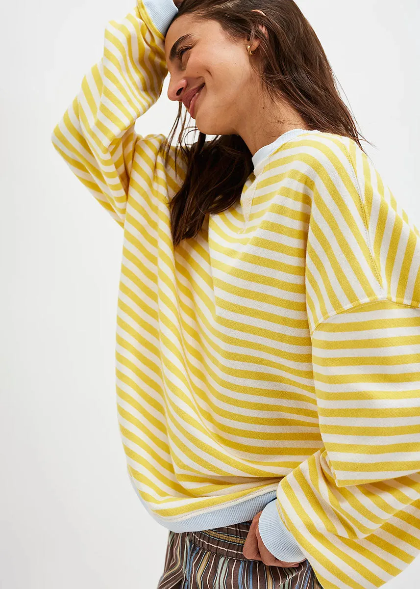 Classic Striped Crew - Dandelion Combo