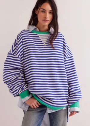 Classic Striped Crew - Sand Dollar Combo
