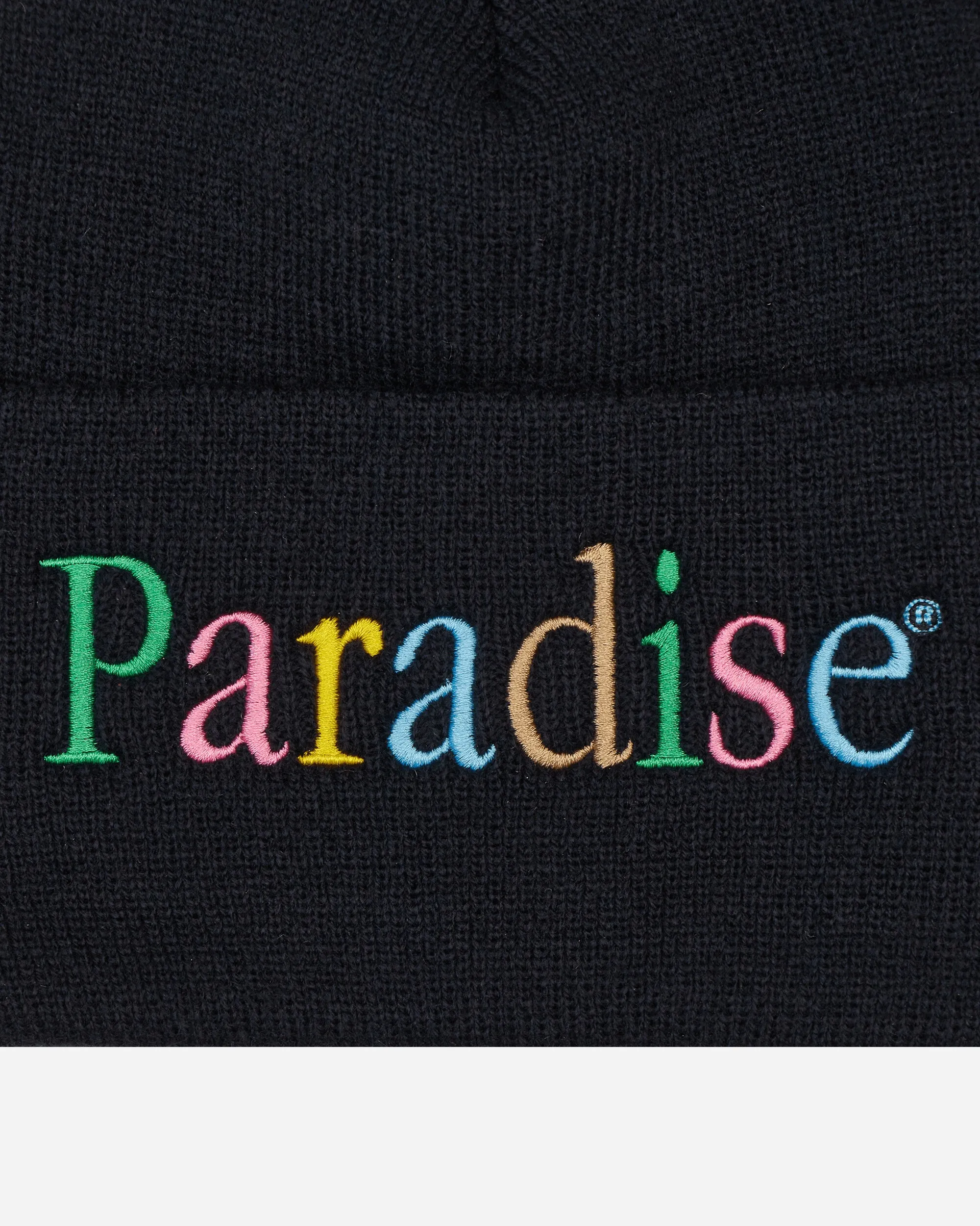 Colors Logo Cuff Beanie Black