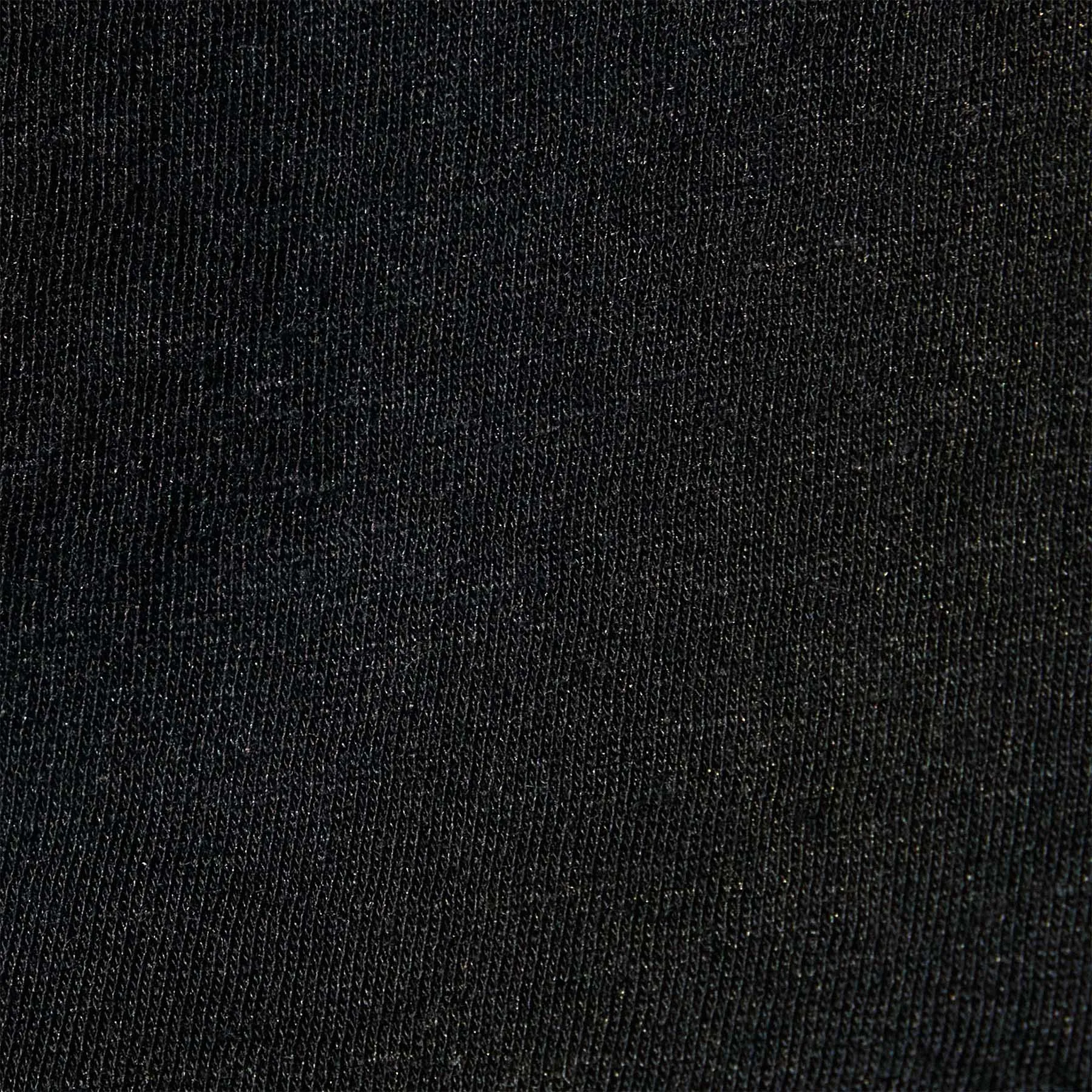 Cotton Linen Silk Tee - Black