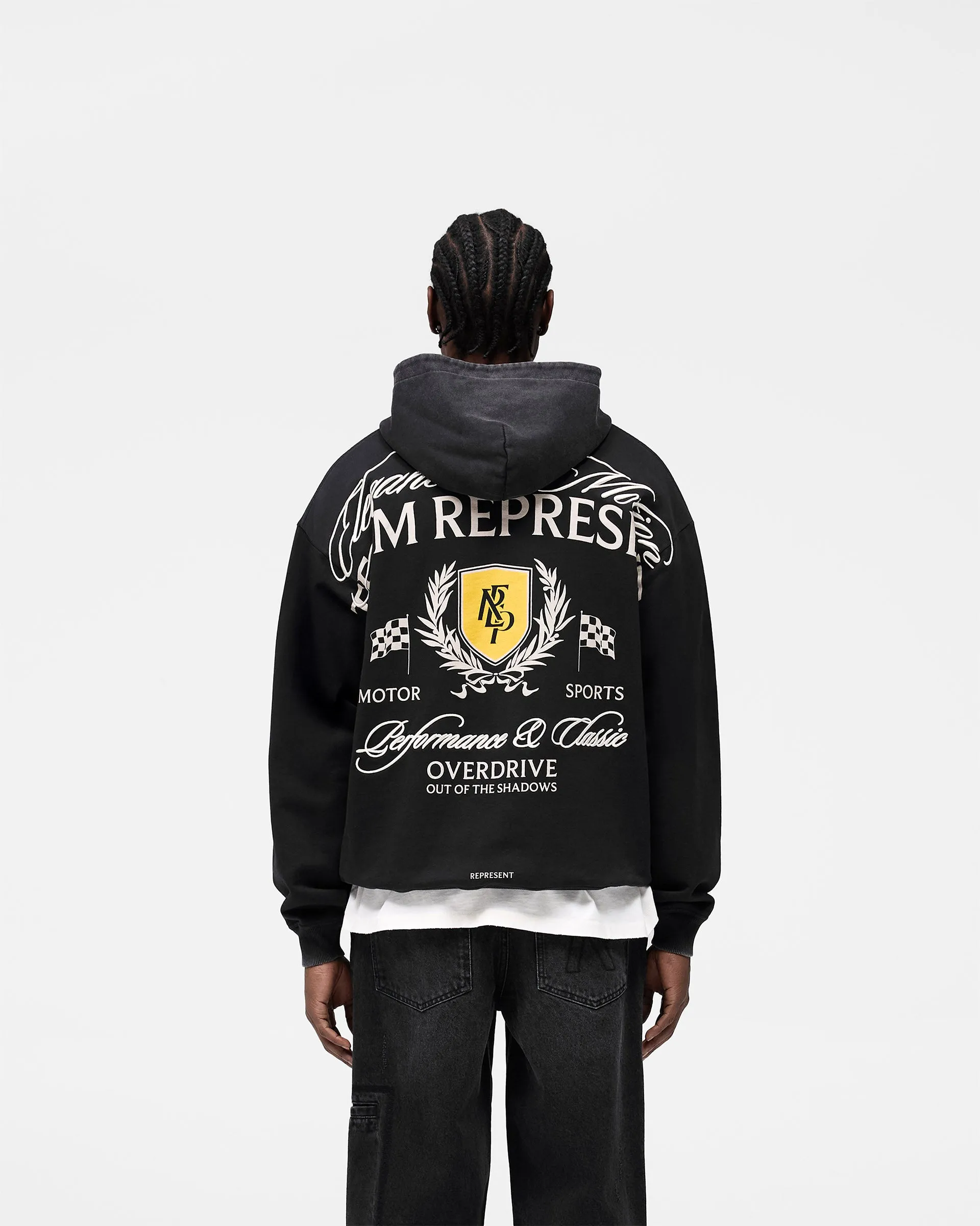 Crest Hoodie - Vintage Black