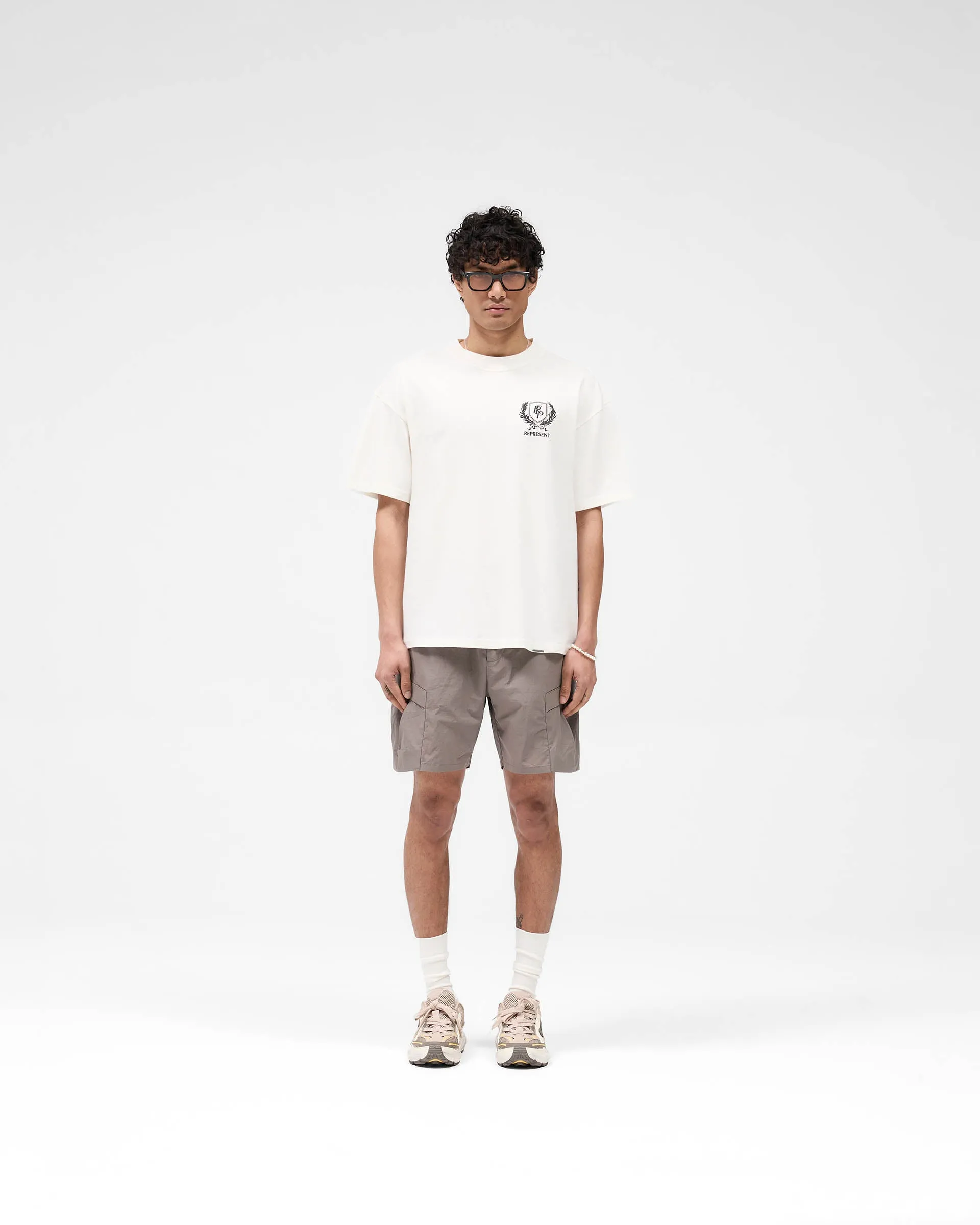 Crest T-Shirt - Flat White