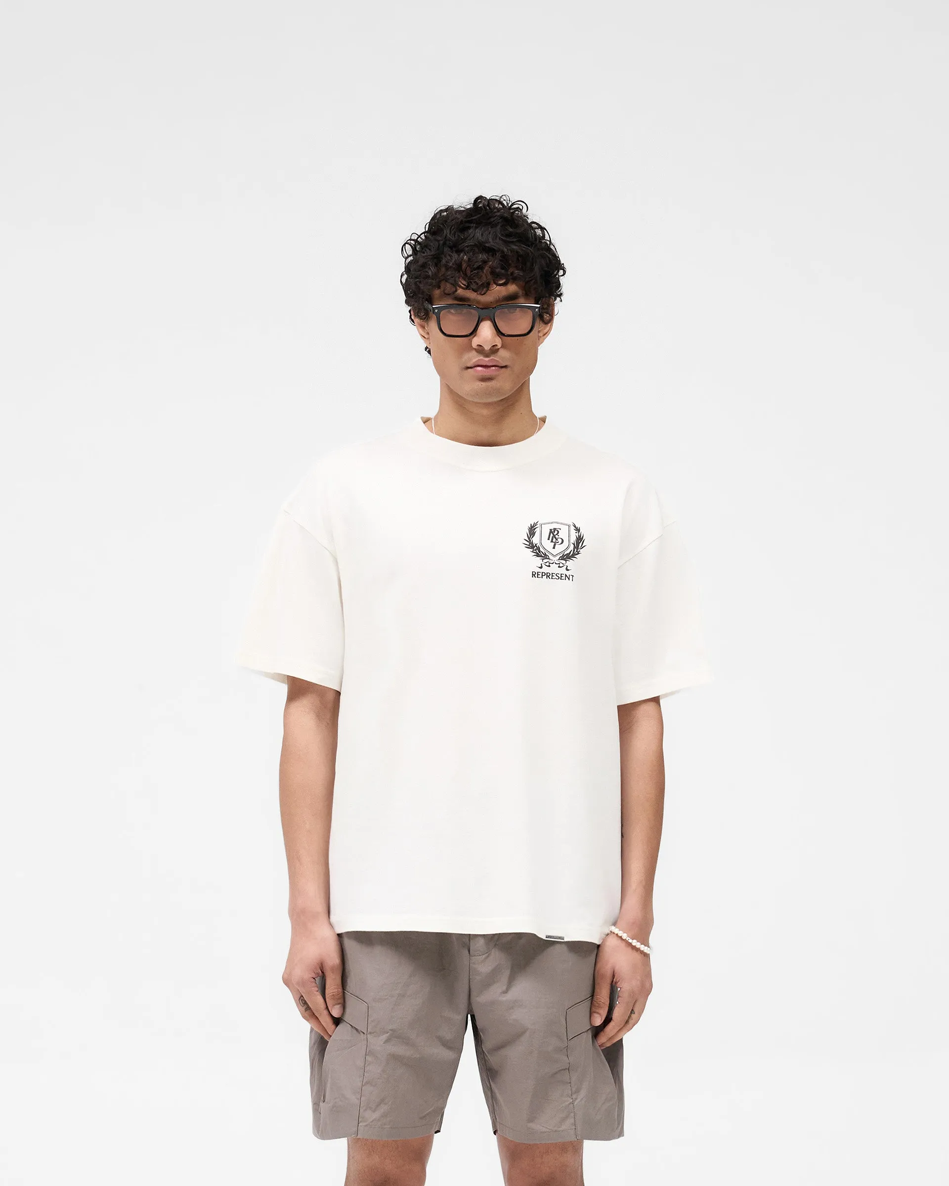 Crest T-Shirt - Flat White