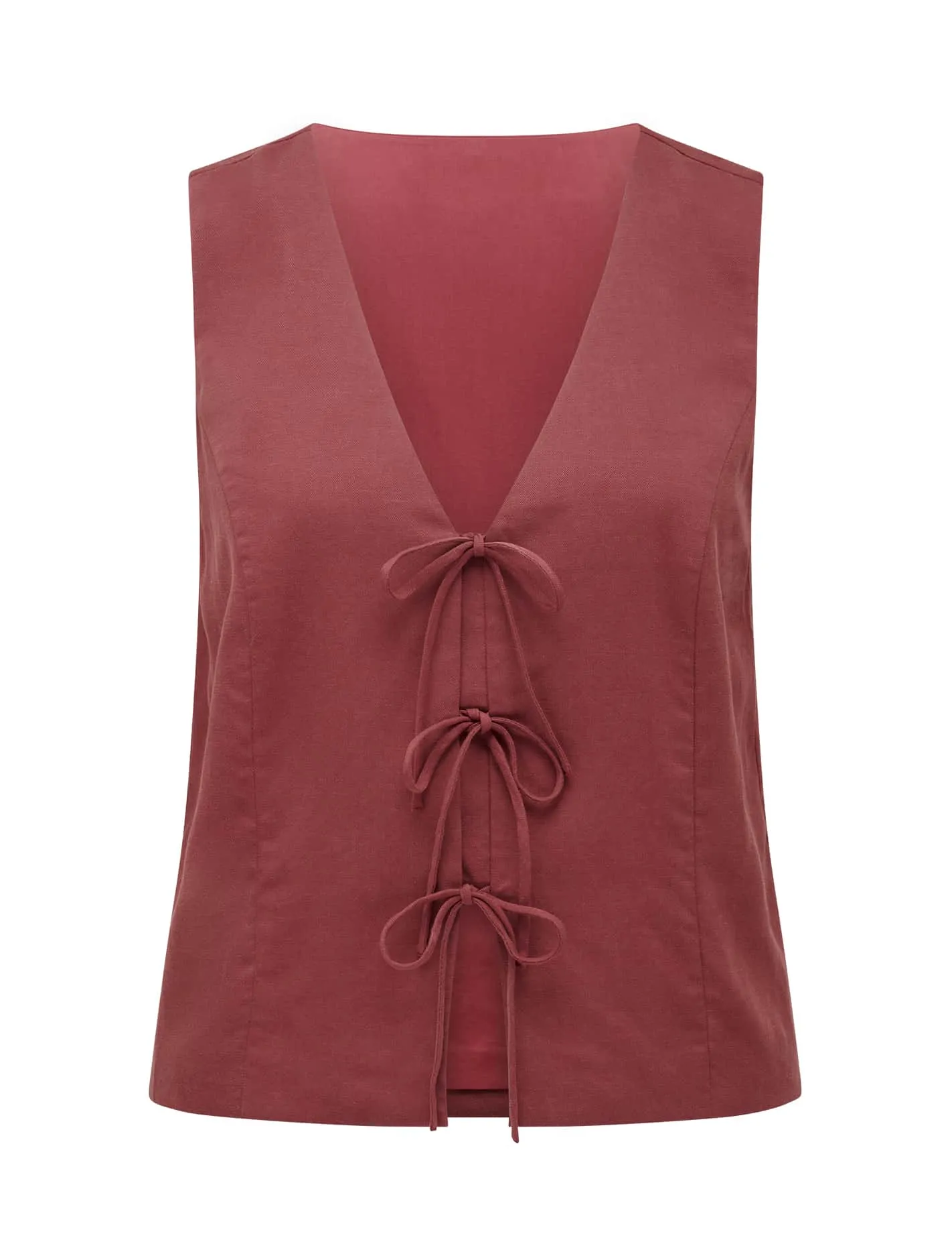 Erin Tie Front Waistcoat