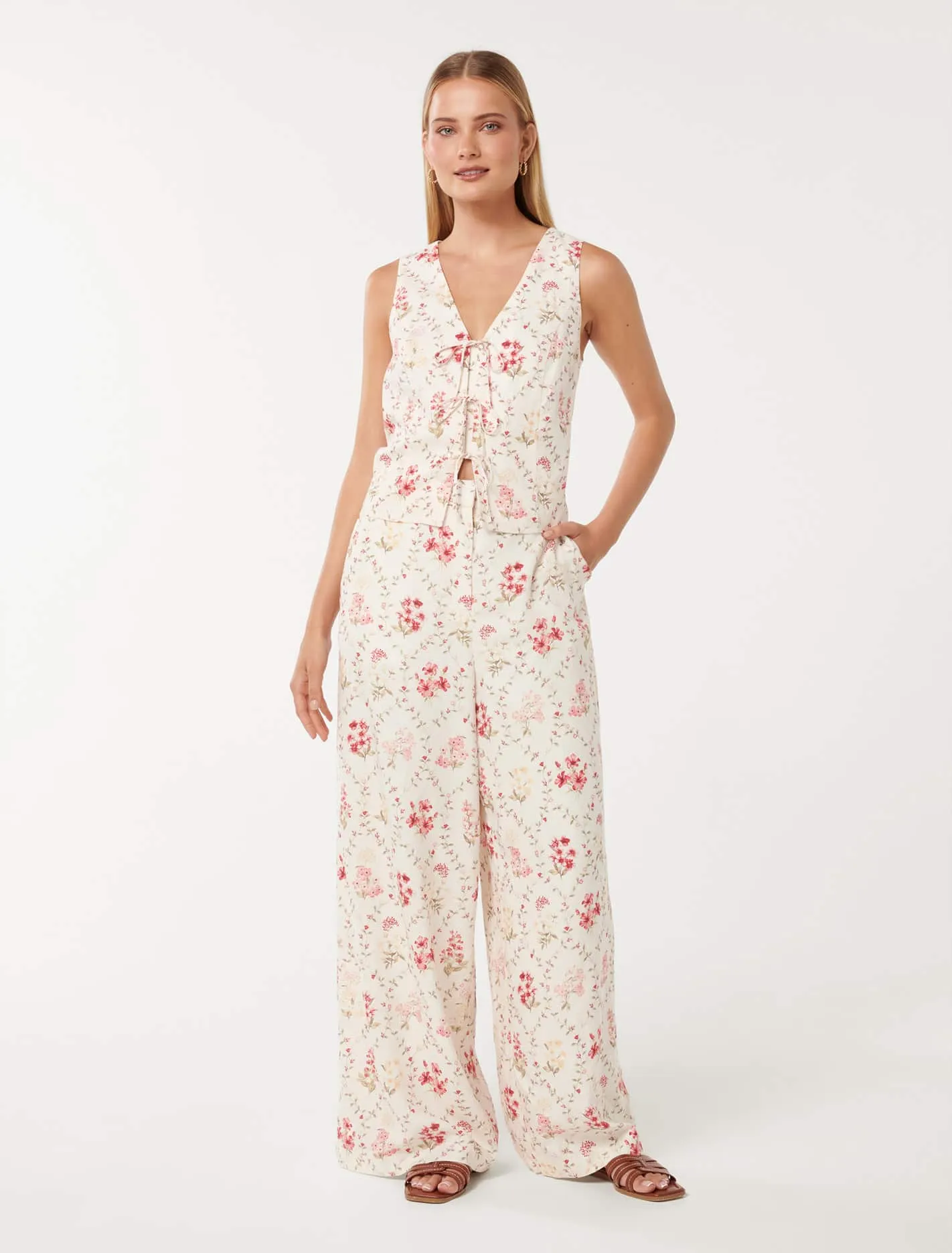 Erin Tie Front Waistcoat
