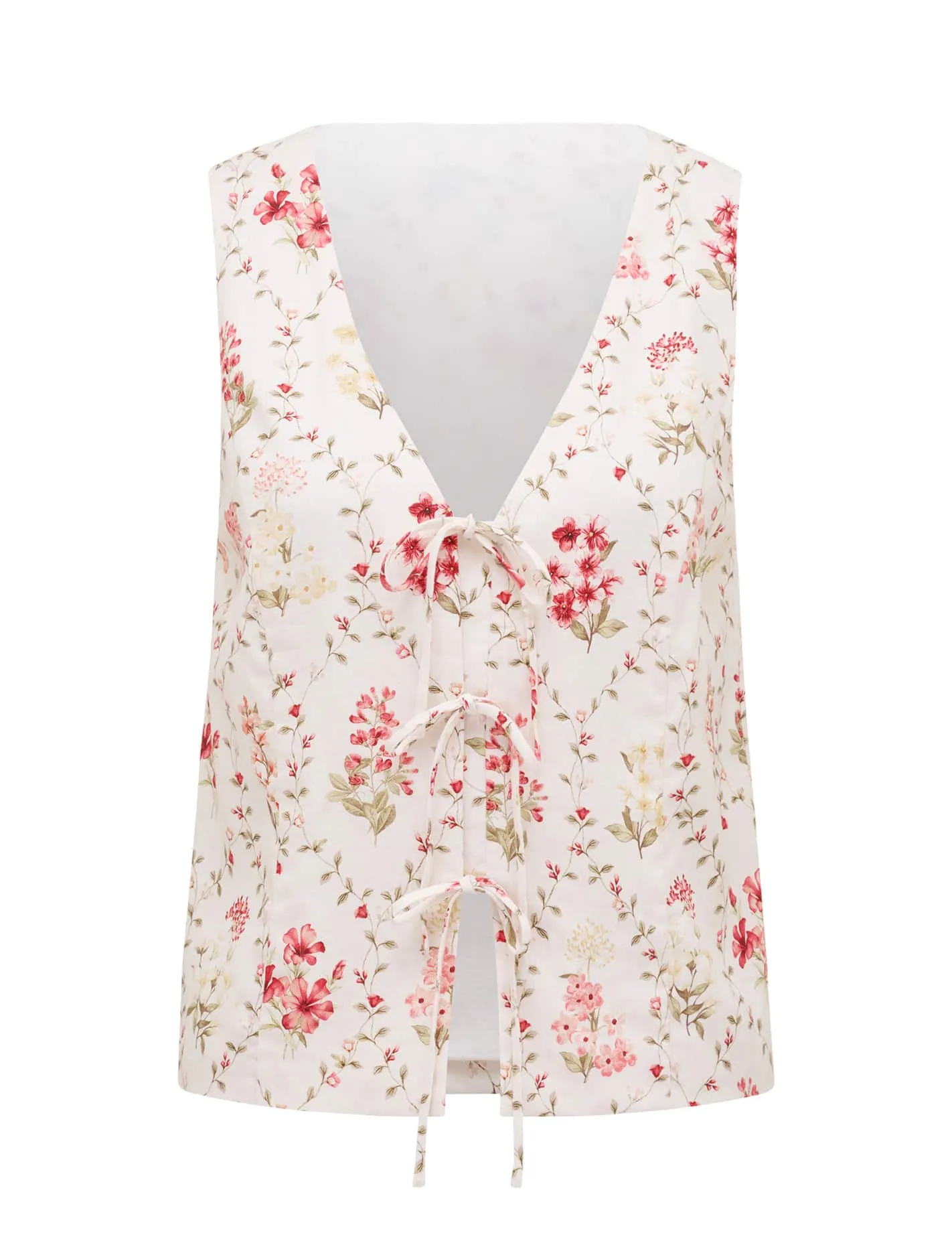 Erin Tie Front Waistcoat