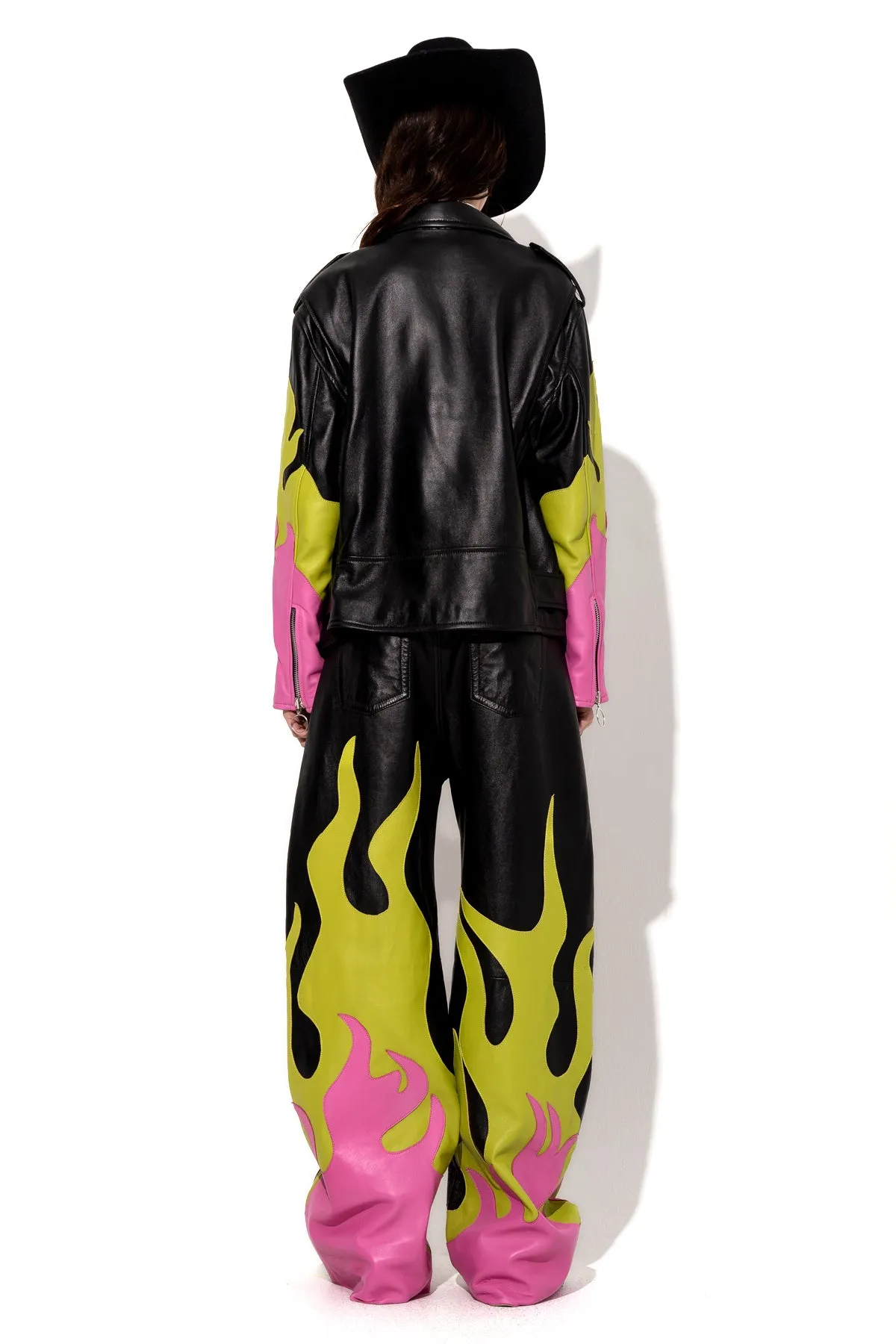 FLAMES BIKER JACKET