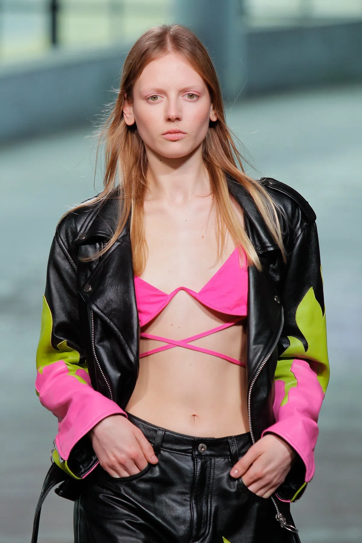 FLAMES BIKER JACKET