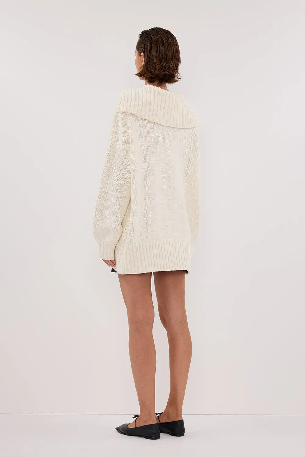 FRANKIE OFF WHITE SAILOR JUMPER