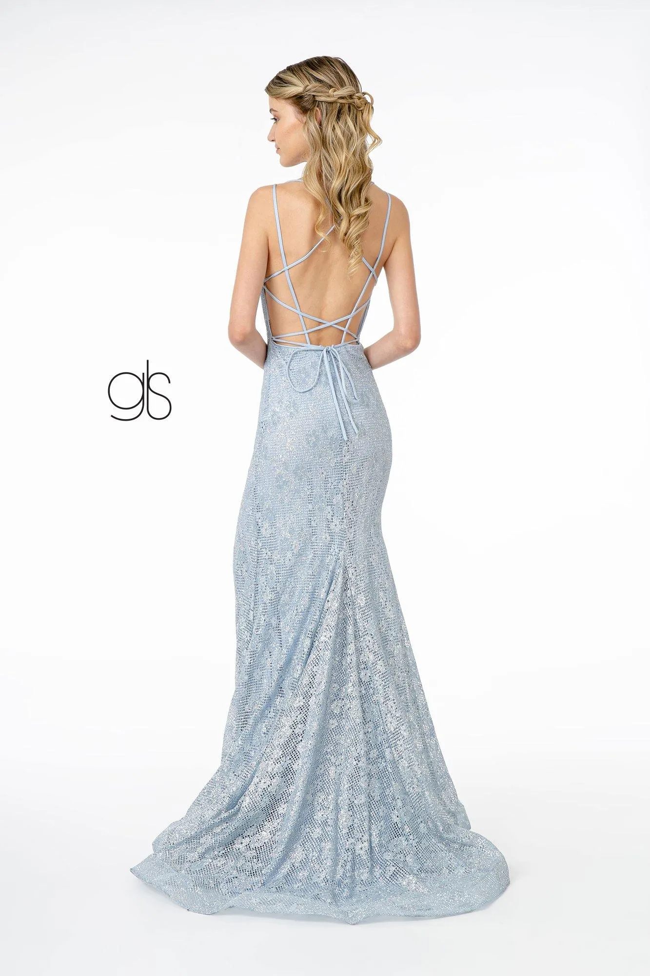 Glitter Mermaid Long Prom Dress