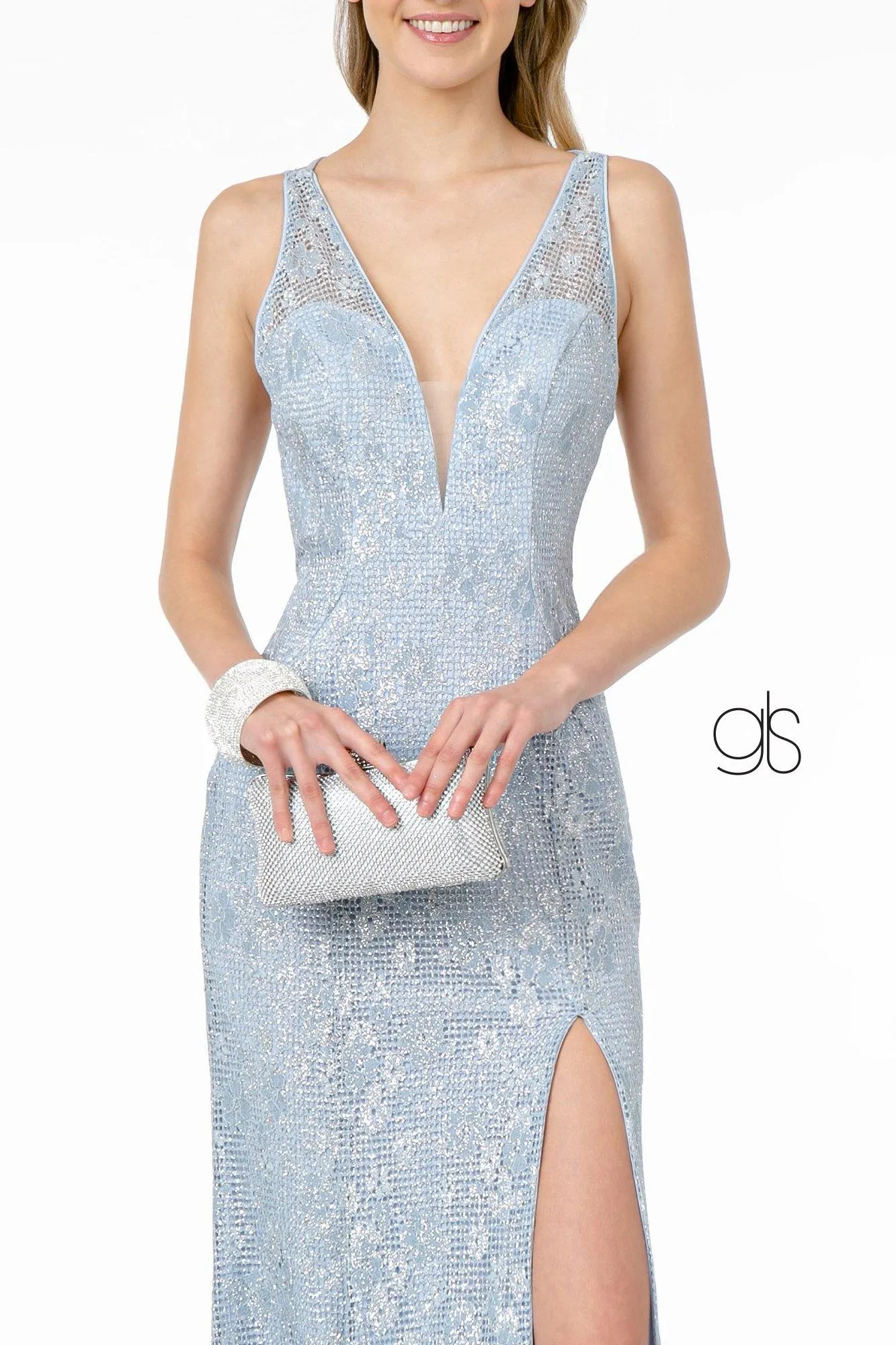 Glitter Mermaid Long Prom Dress