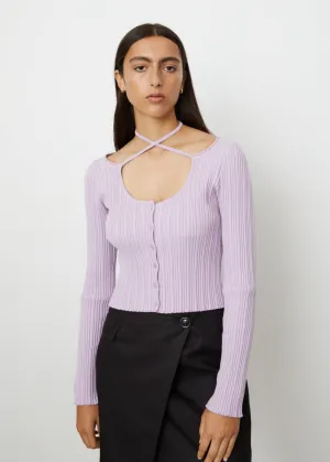 Hailey Rib Halter Top