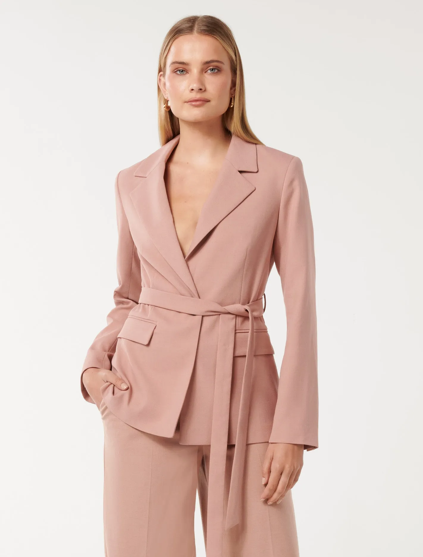 Iris Belted Blazer