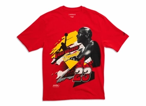 Jordan Statement 1985 Motorsport Tee in Red
