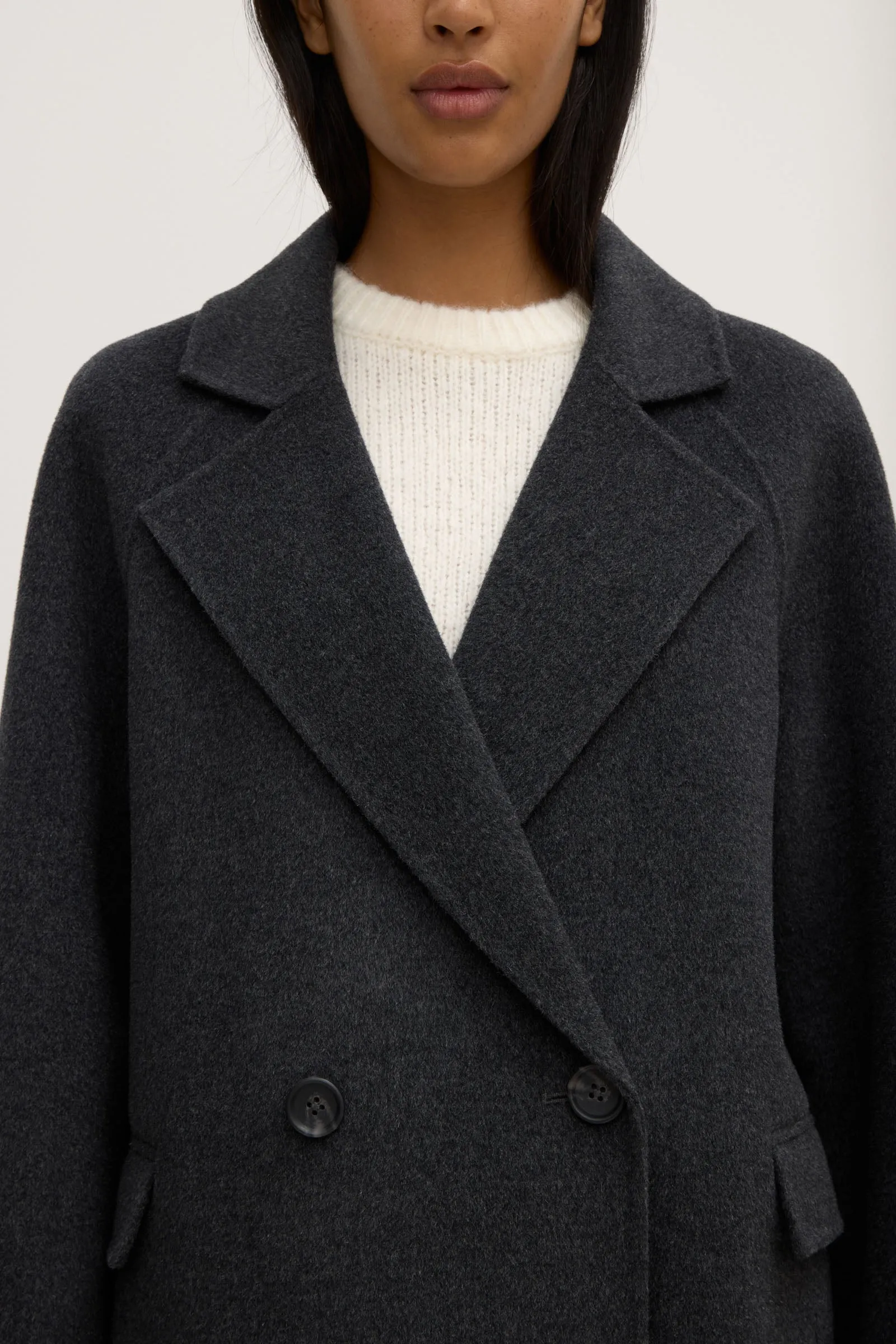 Katya Double Breasted Wool Coat