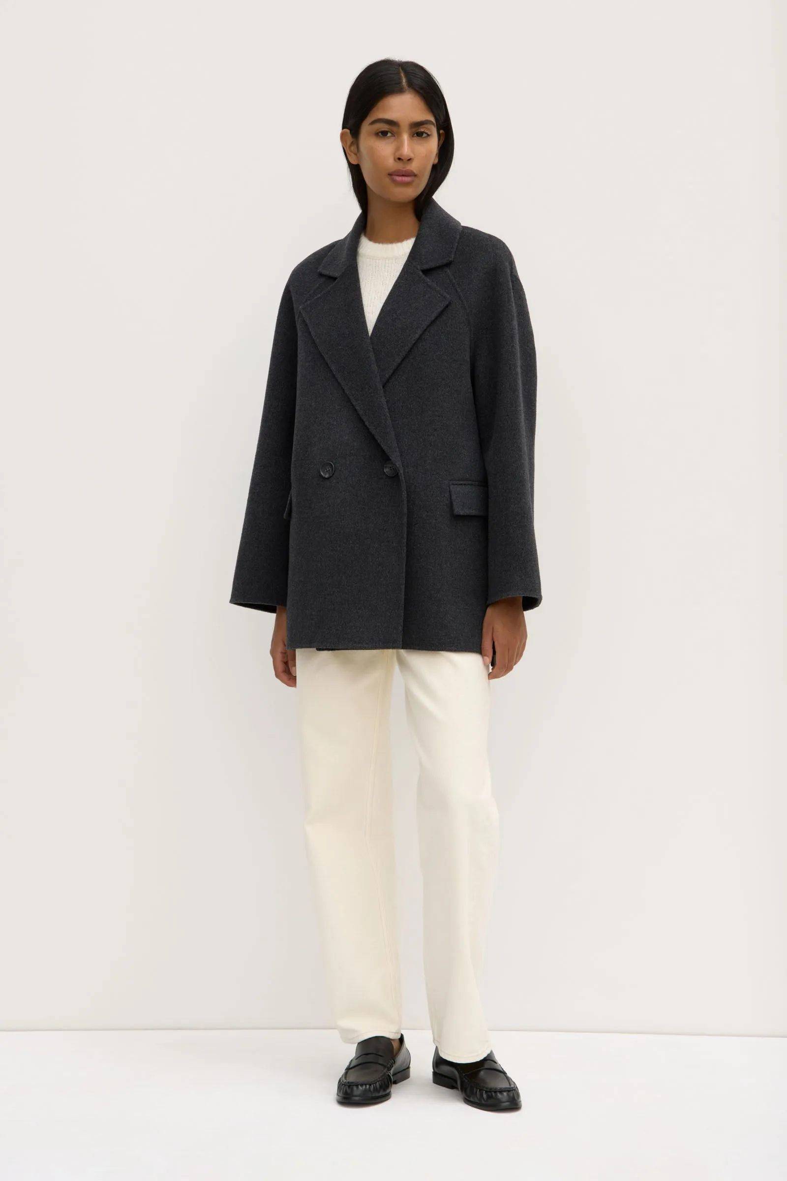 Katya Double Breasted Wool Coat