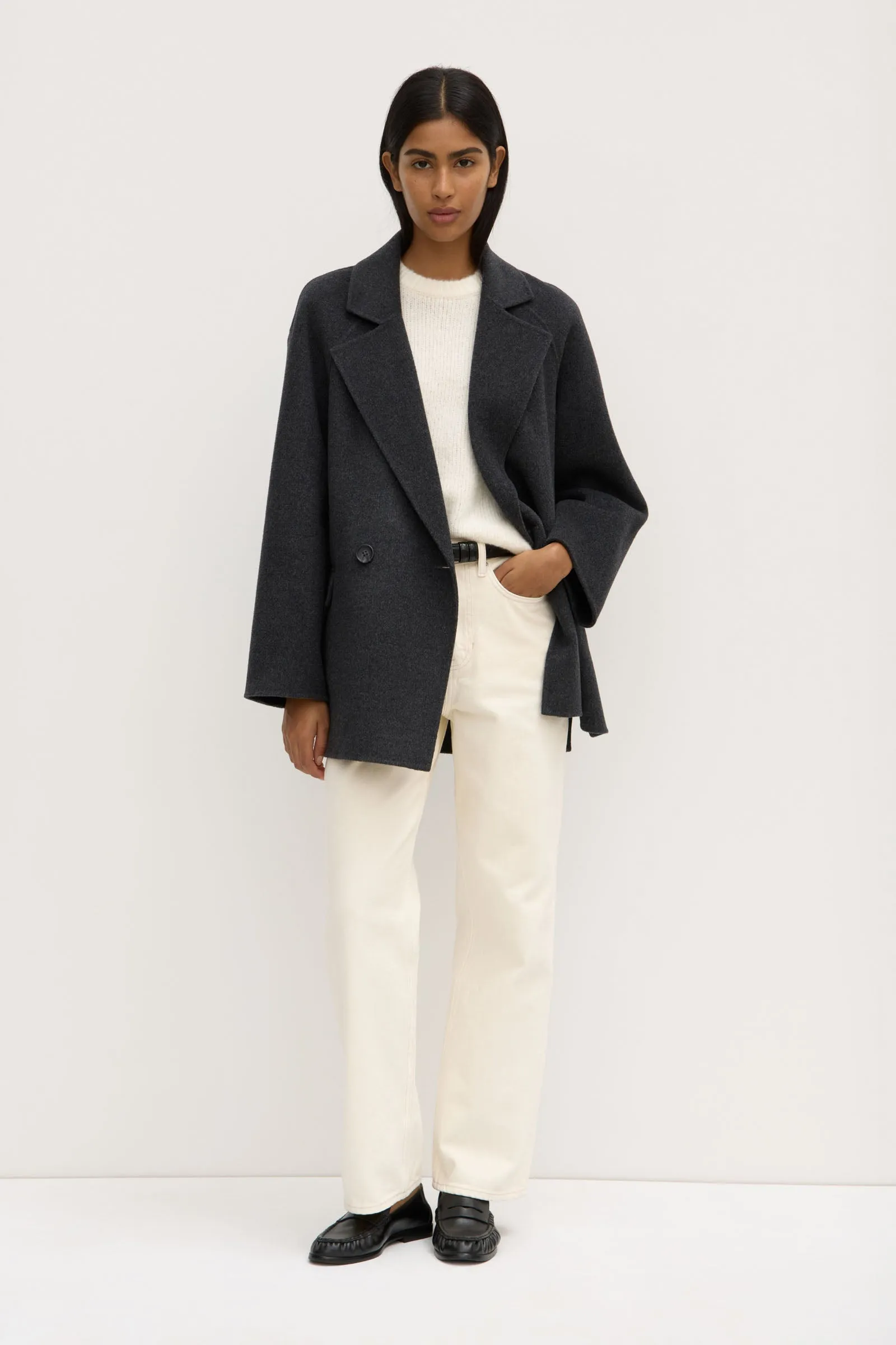 Katya Double Breasted Wool Coat