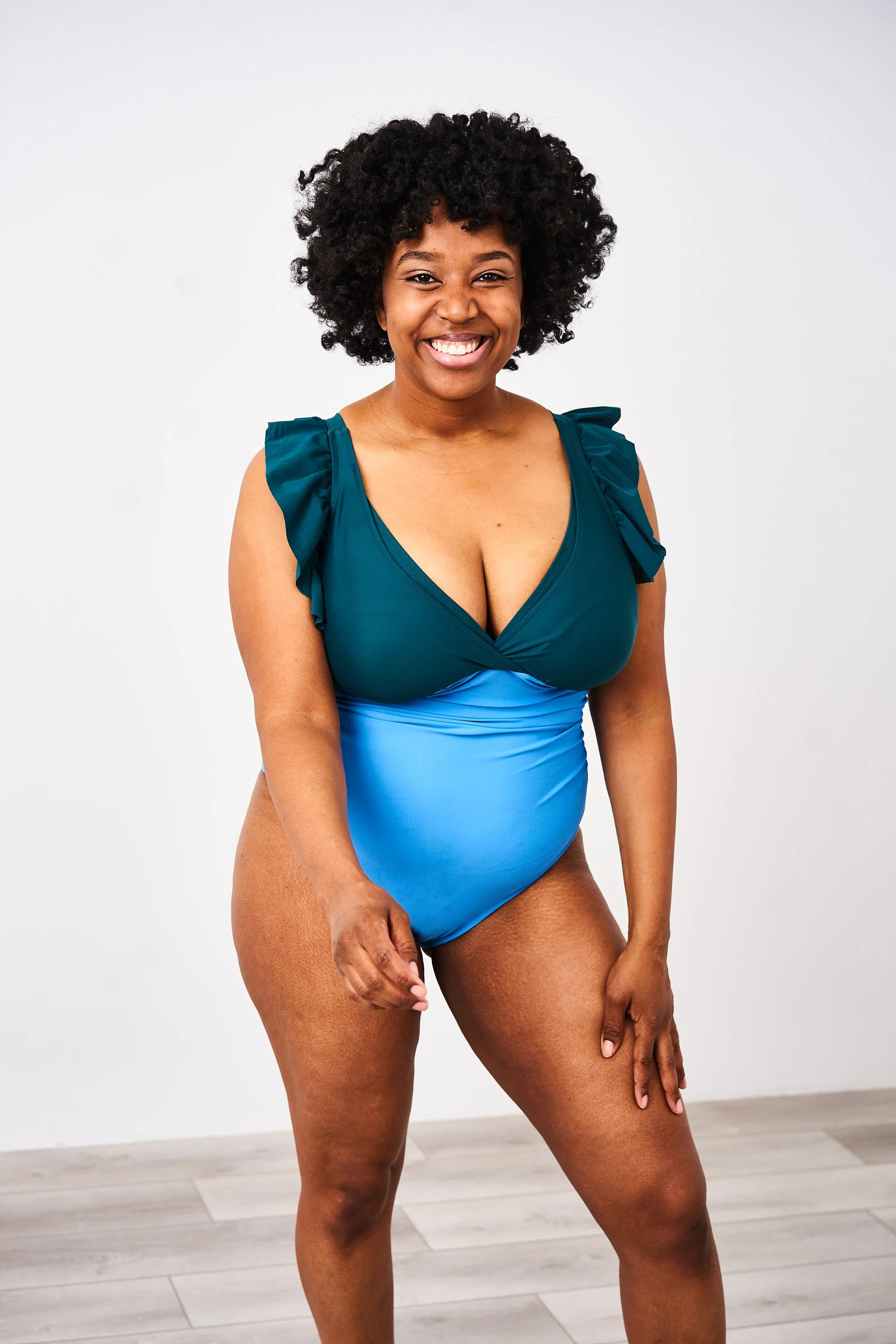 Latched Mama Lace Up Nursing Swim One Piece