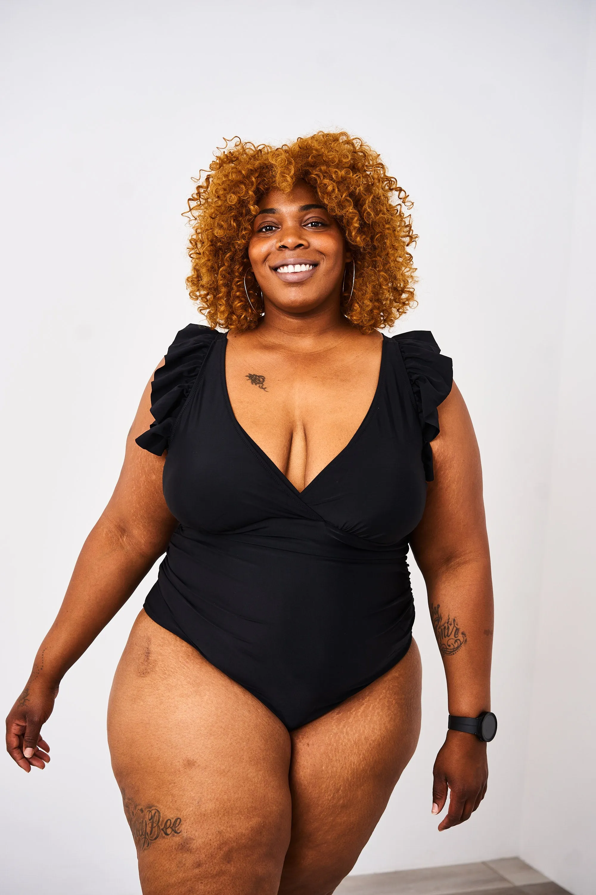 Latched Mama Lace Up Nursing Swim One Piece