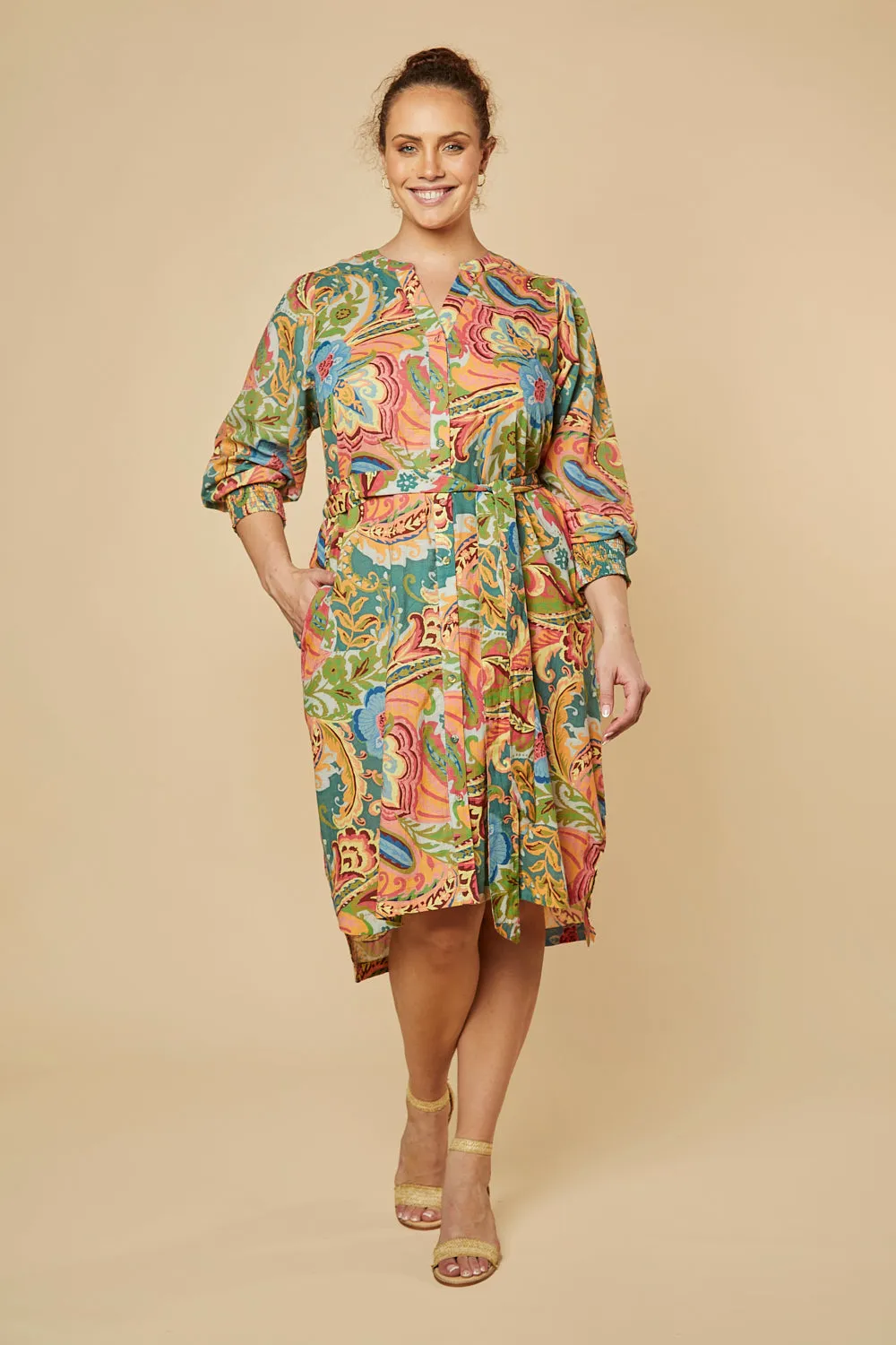 Lottie Short Dress in Kensington