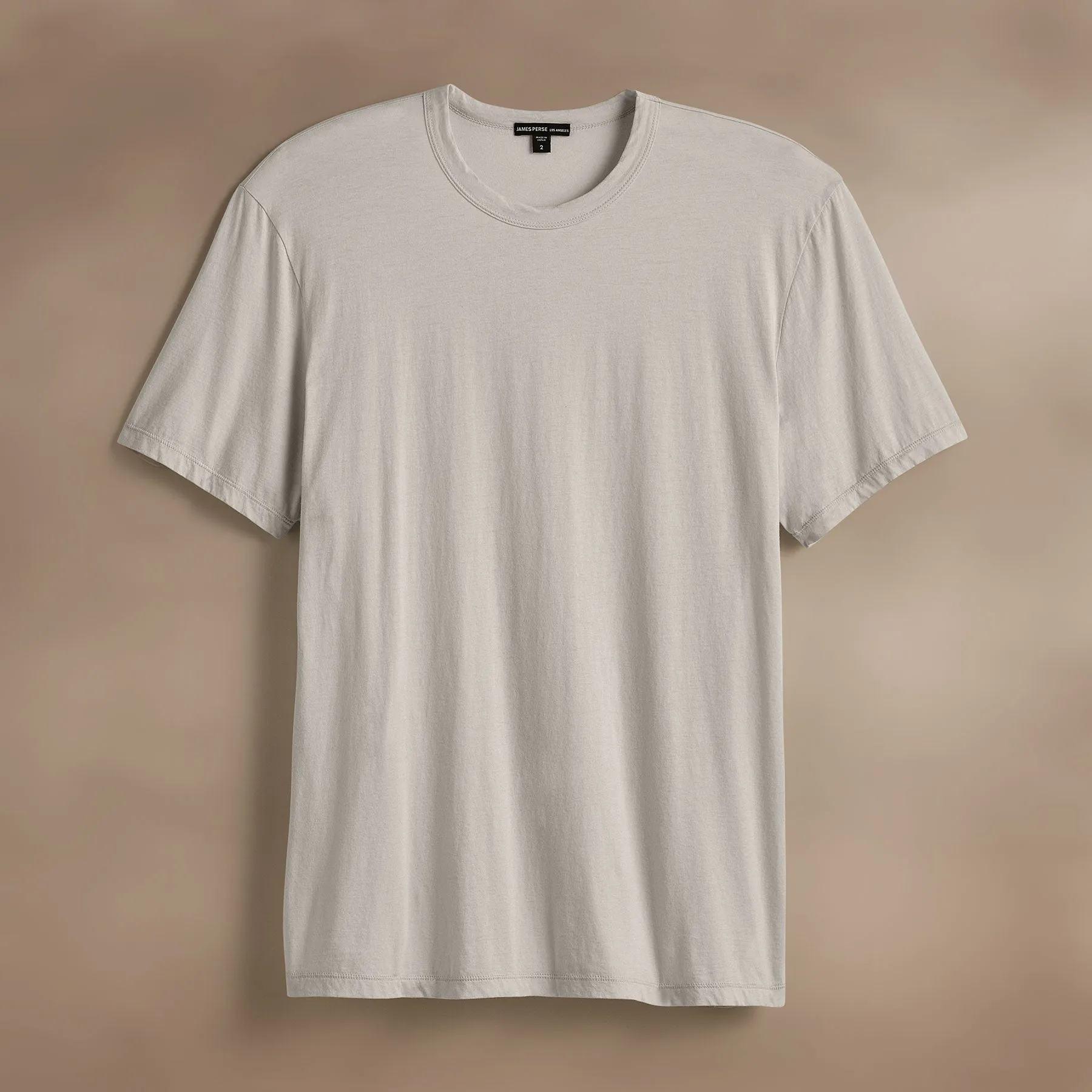 Luxe Lotus Jersey Tee - Salt
