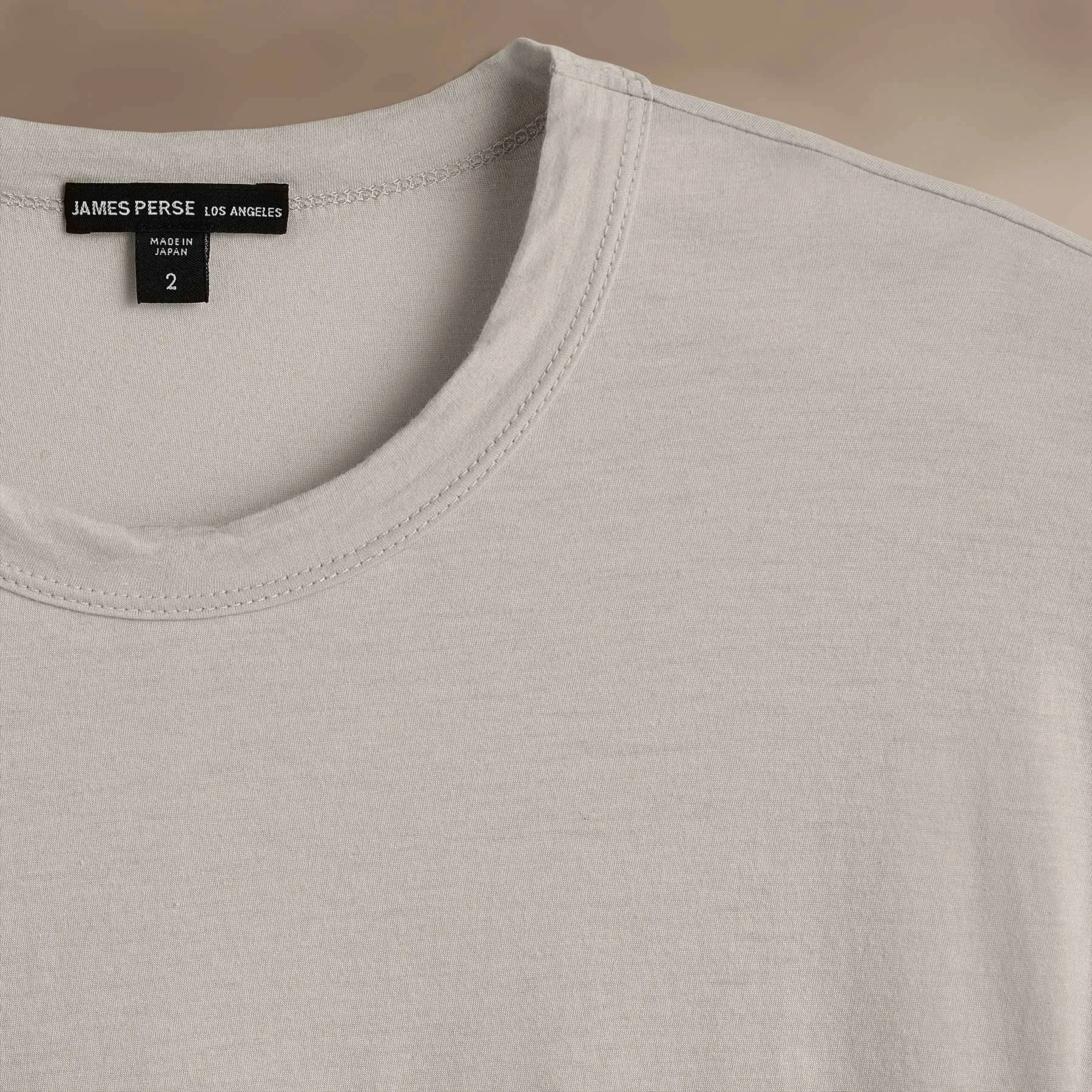 Luxe Lotus Jersey Tee - Salt