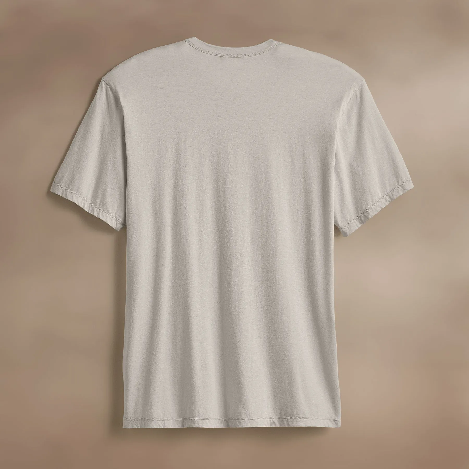 Luxe Lotus Jersey Tee - Salt