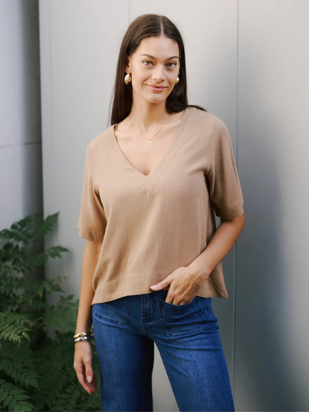 MAYA LINEN TOP
