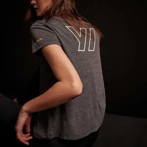 Melange Jersey Tee - Black