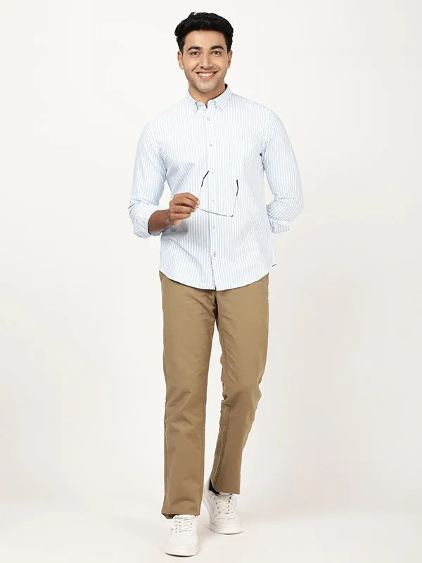 Men Striped Full Sleeve Cotton Shirt