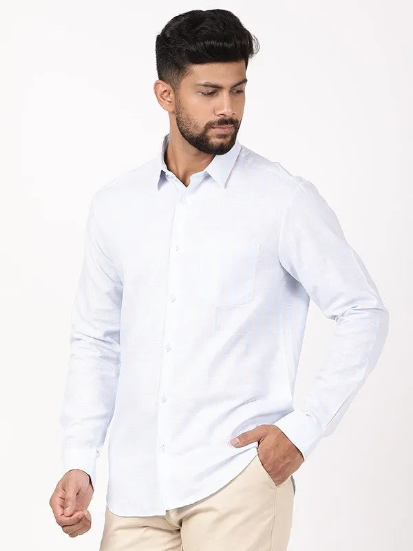Men Striped Full Sleeve Cotton Shirt