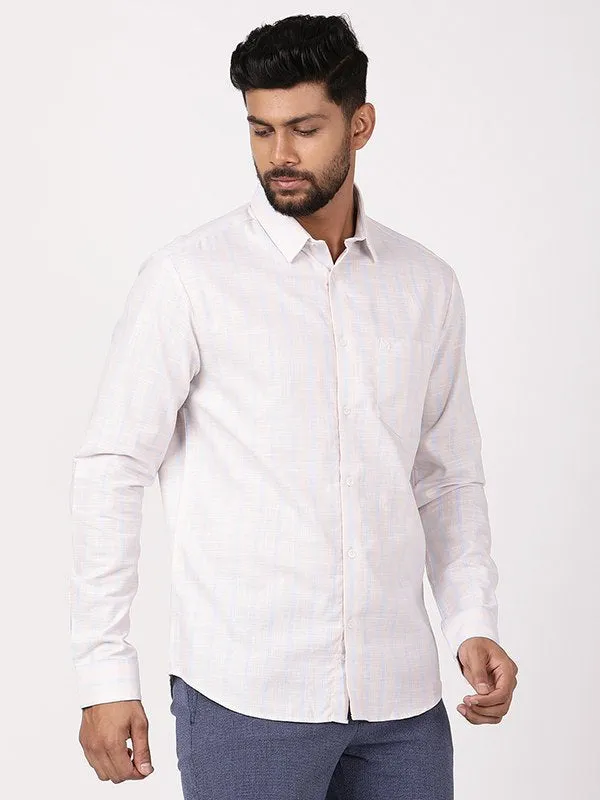 Men Striped Full Sleeve Cotton Shirt