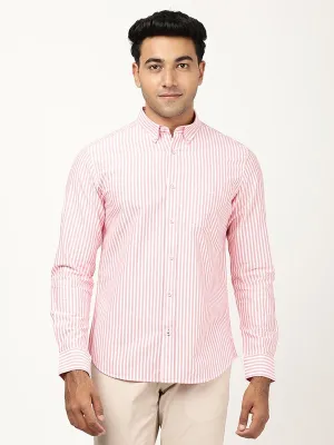 Men Striped Full Sleeve Cotton Shirt