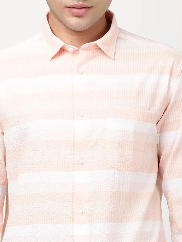 Men Striped Full Sleeve Cotton Shirt